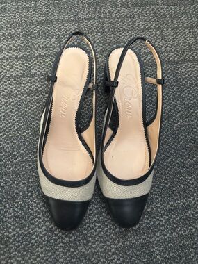 EUC J Crew Slingback Flats